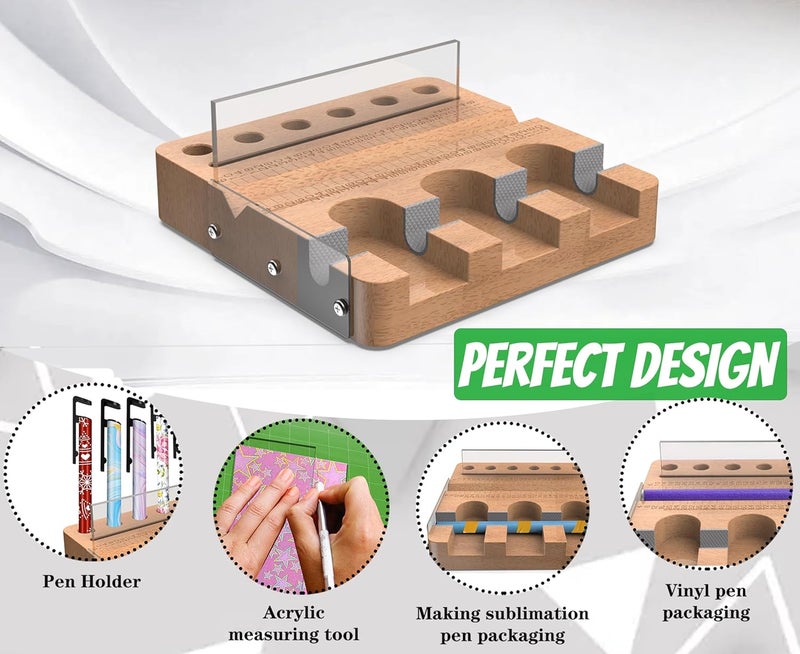 DAFENCHI Sublimation Pen Pincher, Pen Sublimation Clamp Tool for Sublimation Blank Pens & Vinyl Stickers, Crafting Pen Holder - Image 2